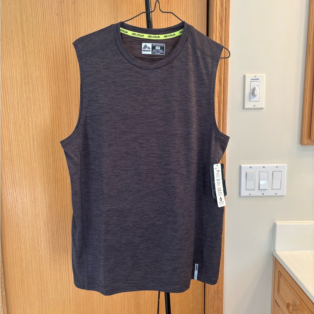 RBX Men's Black Tank Top - NEW - Small